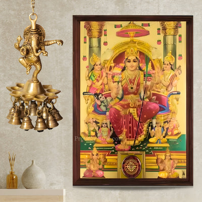 Lalitha devi - Tripura sundari mata Religious Frame