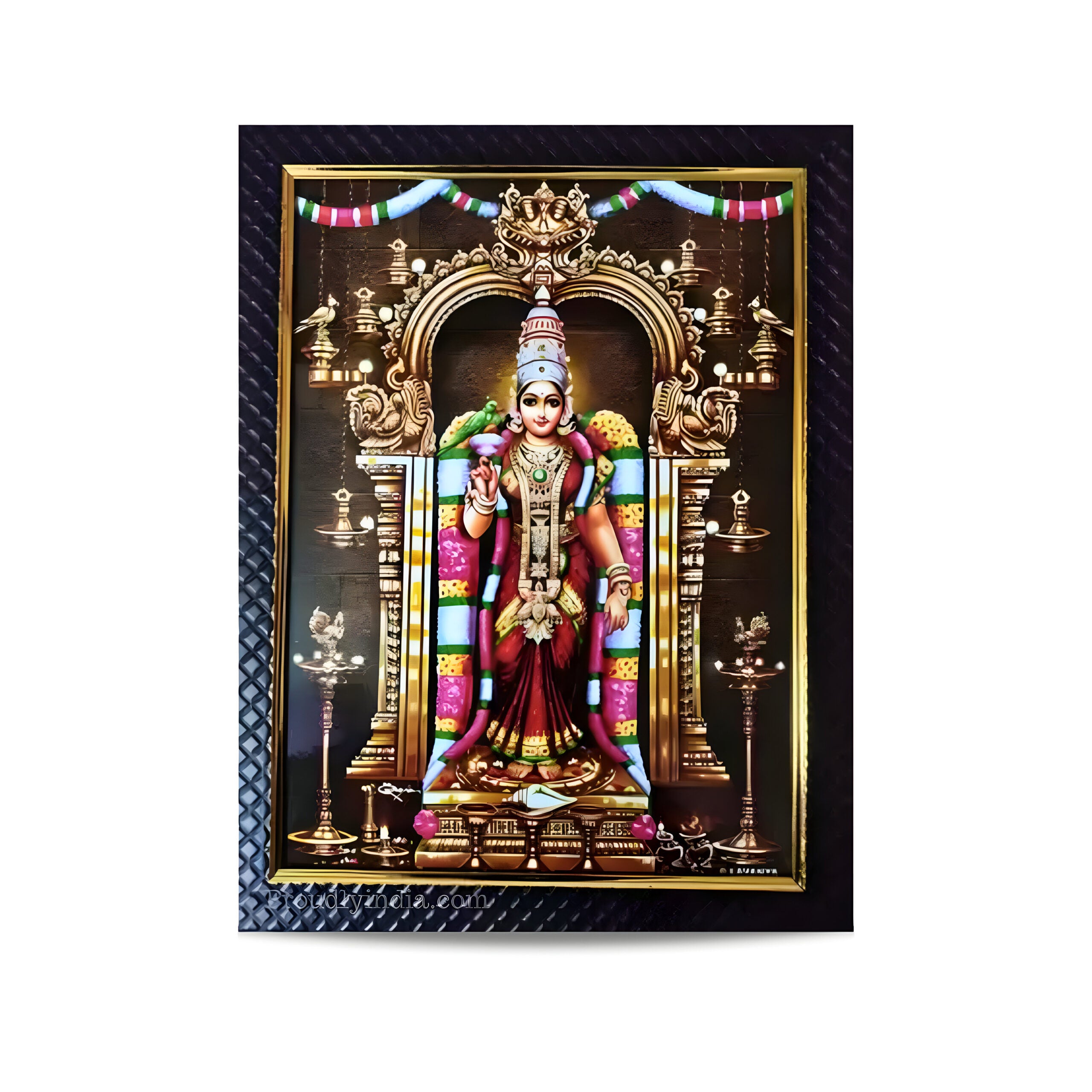 Madurai Sri Meenakshi Amman Large Size Photo frame
