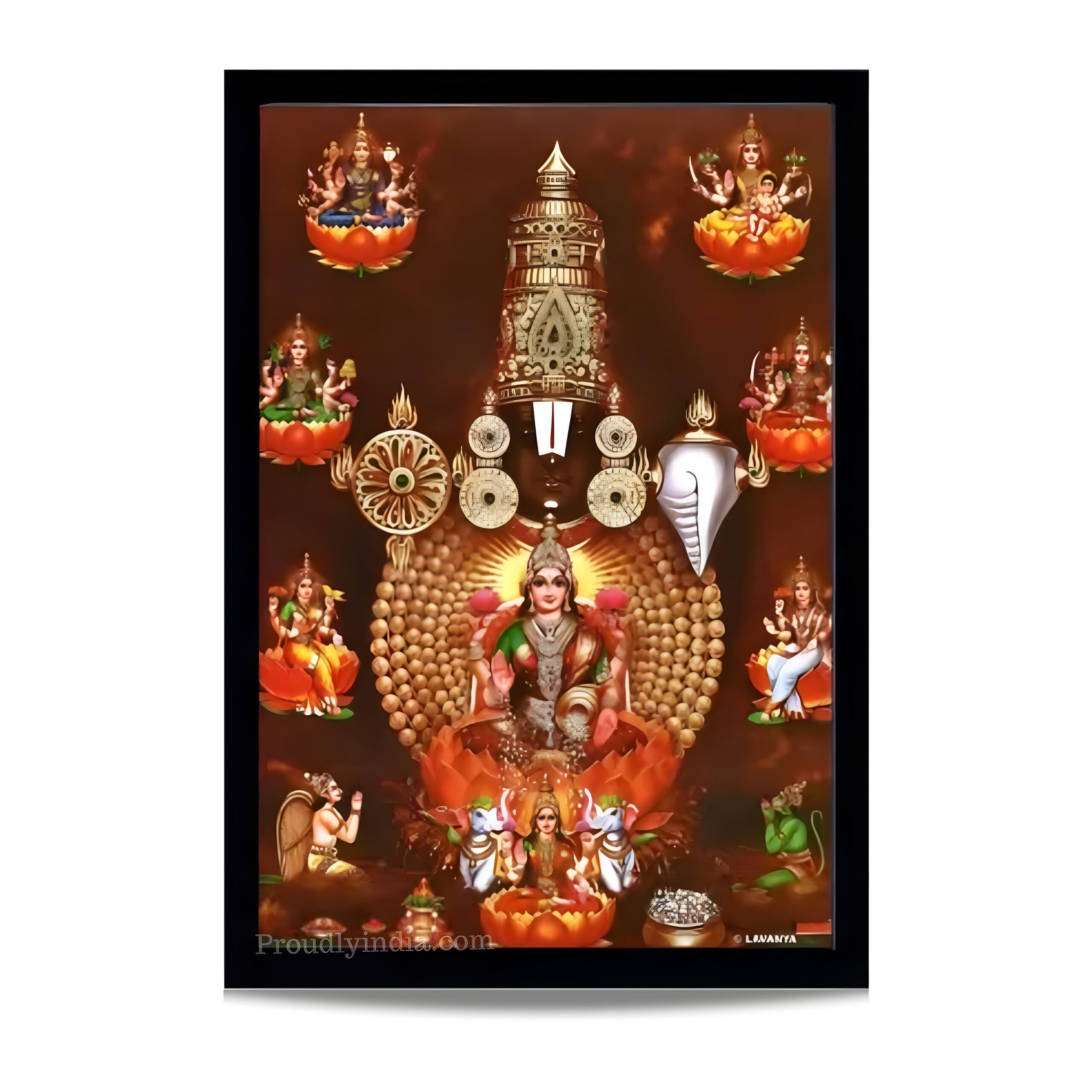 Lakshmi God Religious Frame