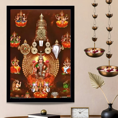 Lakshmi God Religious Frame