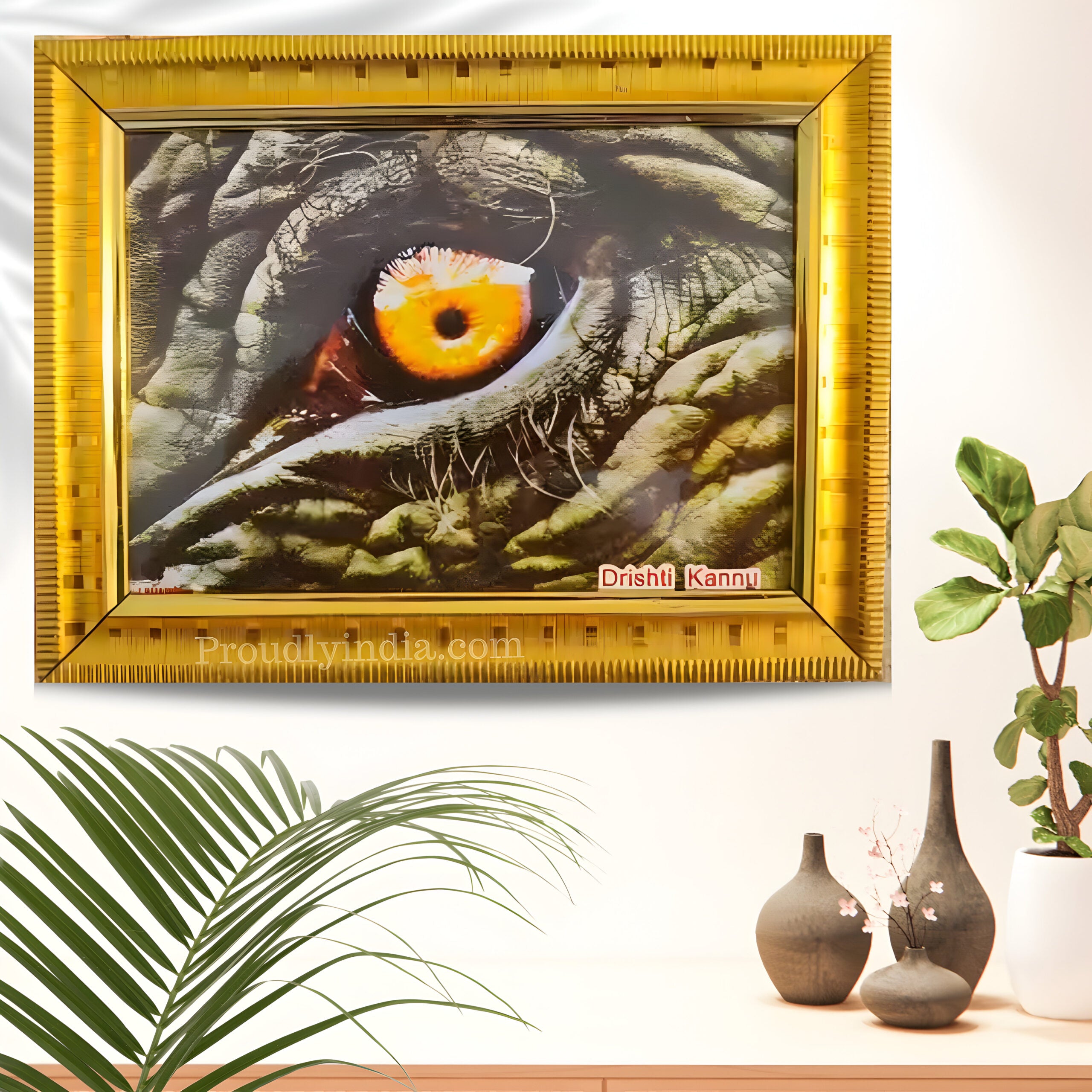 Kannu Vinayaka for dishti Religious Frame