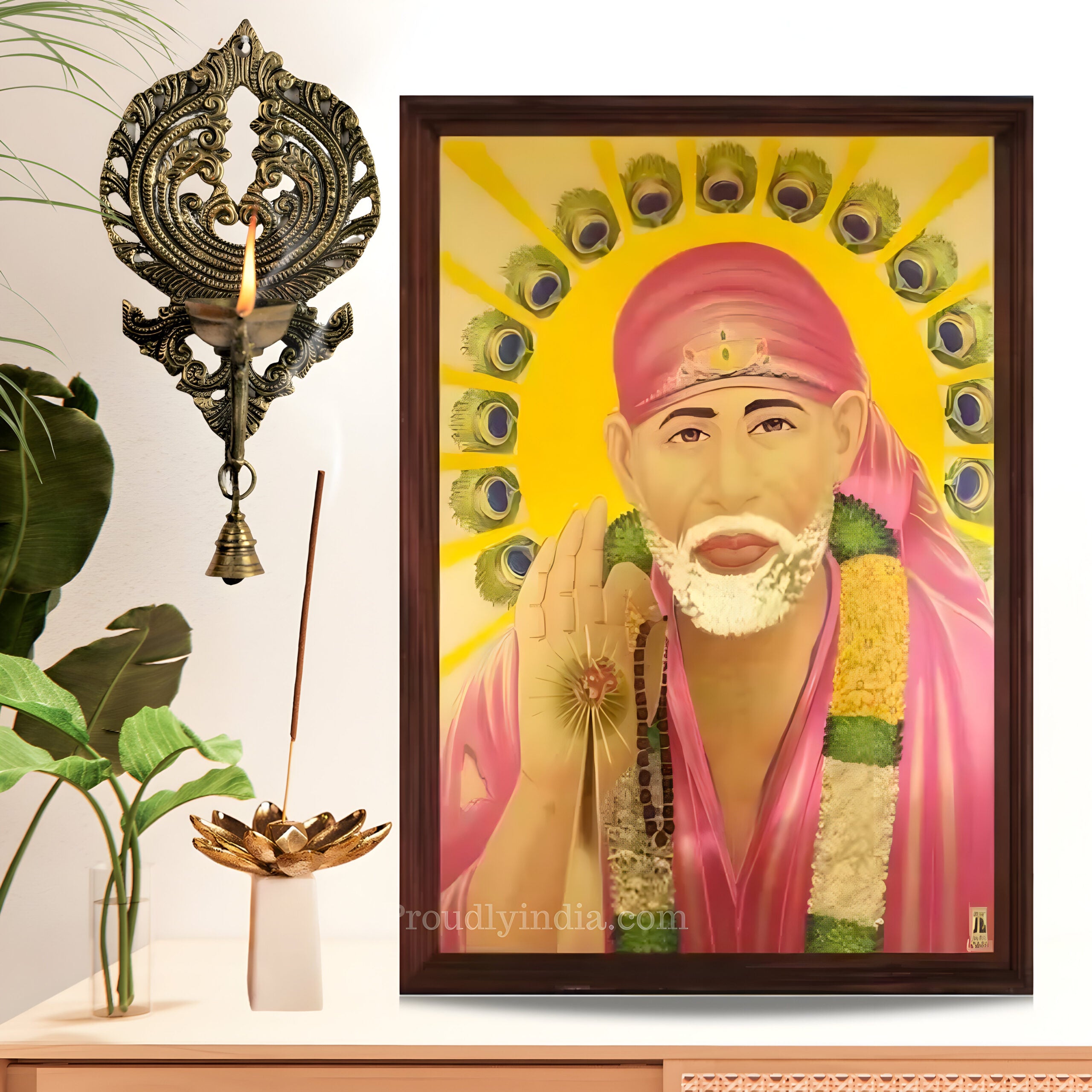 Shirdi Saibaba Religious Frame