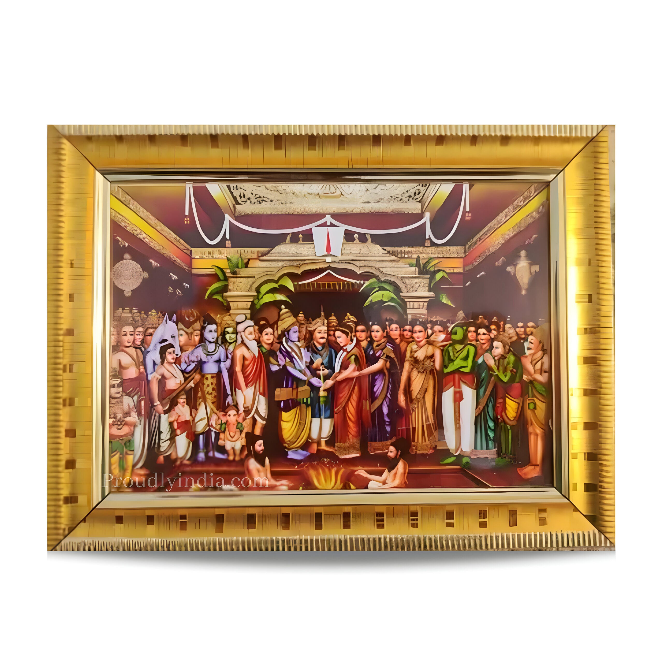 Balaji Kalyanam Idol Religious Frame