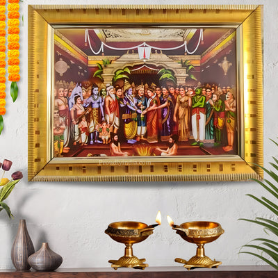 Balaji Kalyanam Idol Religious Frame