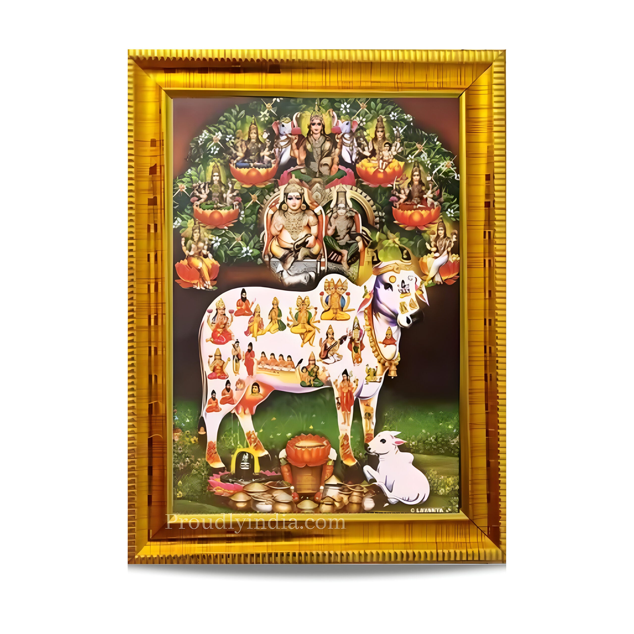 Small Kuberan Photo Frame Religious Frame