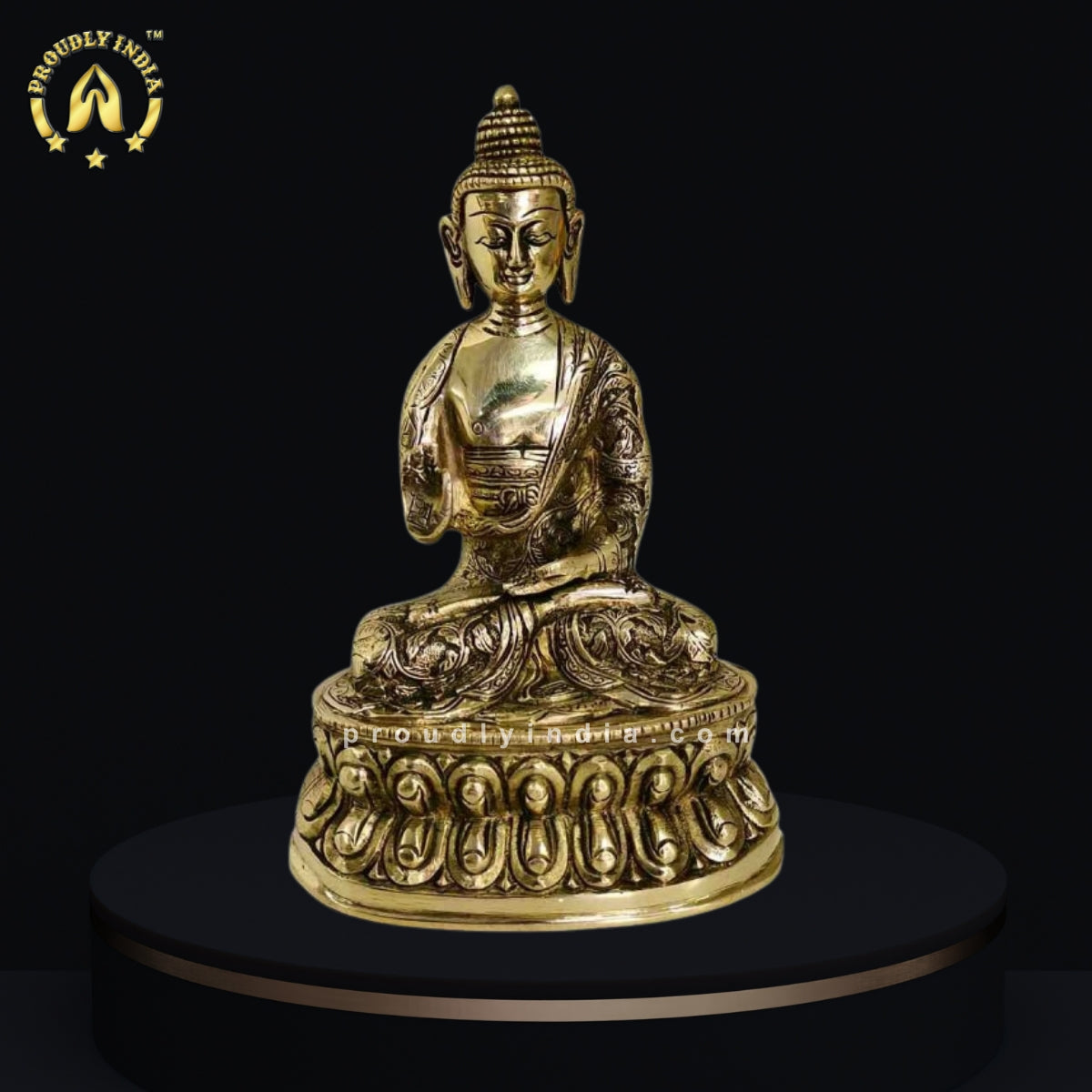 Lord Gautama Buddha Brass Statue