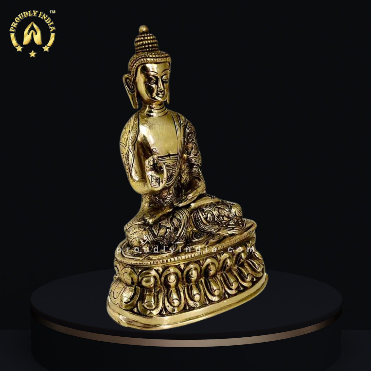 Lord Gautama Buddha Brass Statue