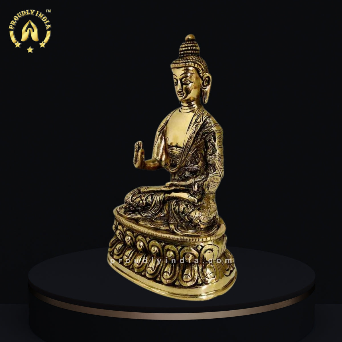 Lord Gautama Buddha Brass Statue