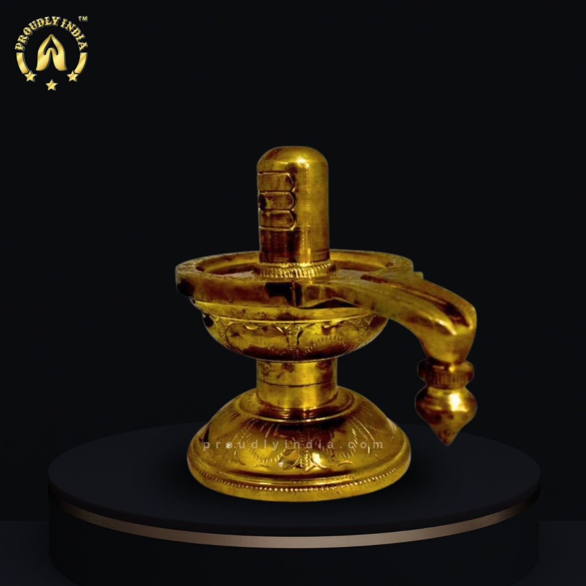 Shiva Linga Religious Brass Statue