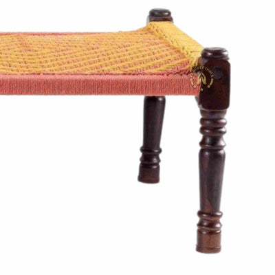 Orange and Yellow Indian Rope Daybed