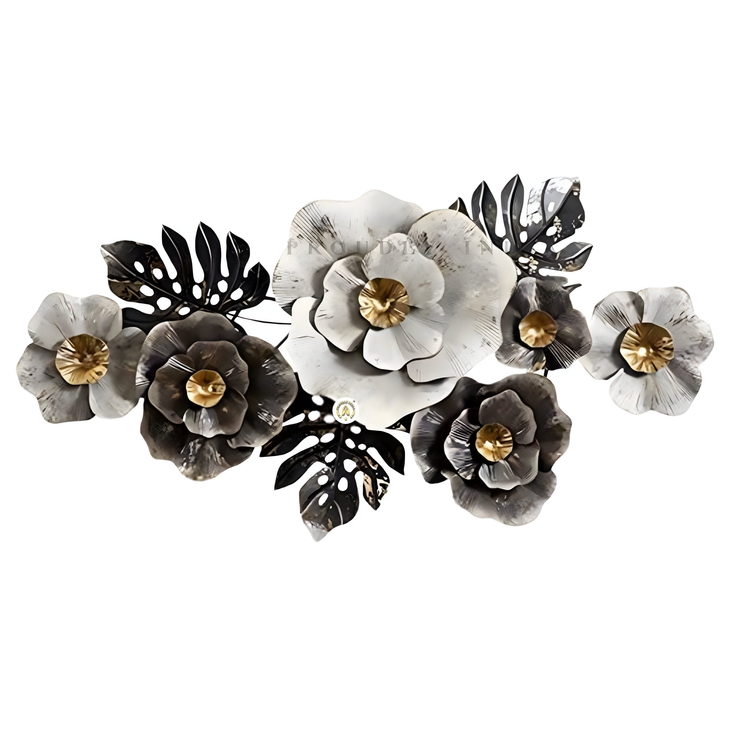 Gilded Dusk Florals Wall Art