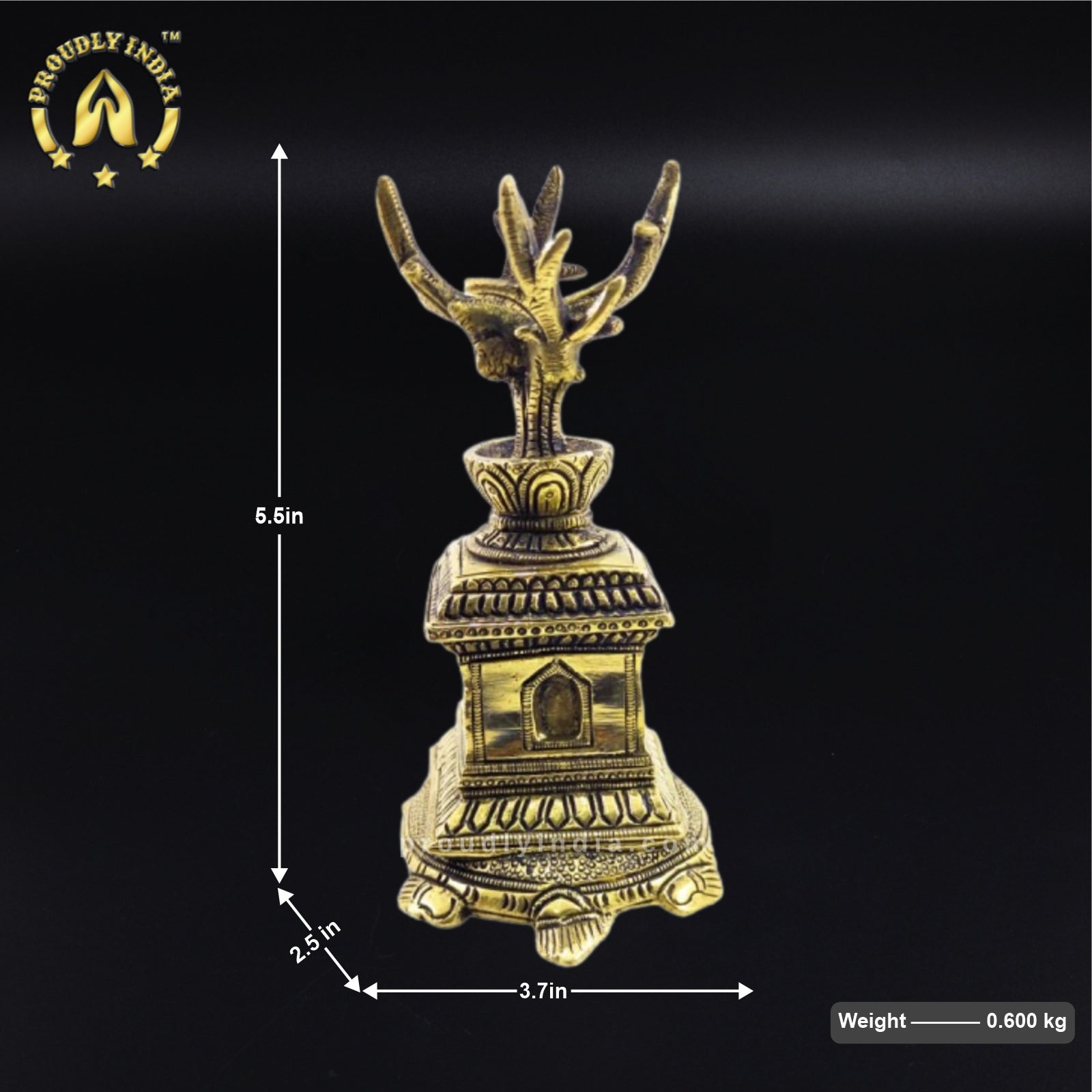Brass Vastu Kuber Tulsi Mata