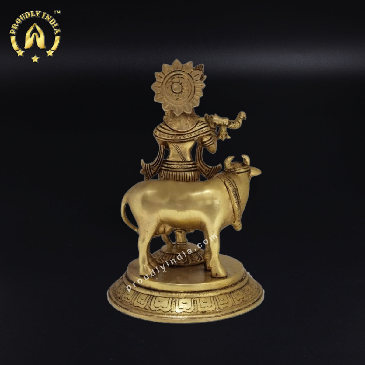 Gopala Krishna Brass Statue