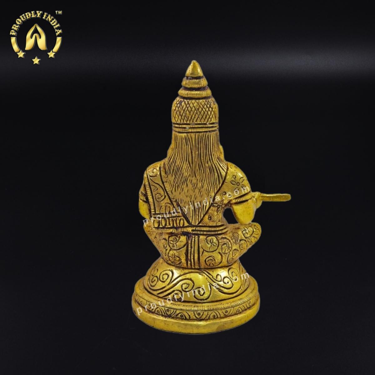 6" Goddess Annapurna Devi Statue