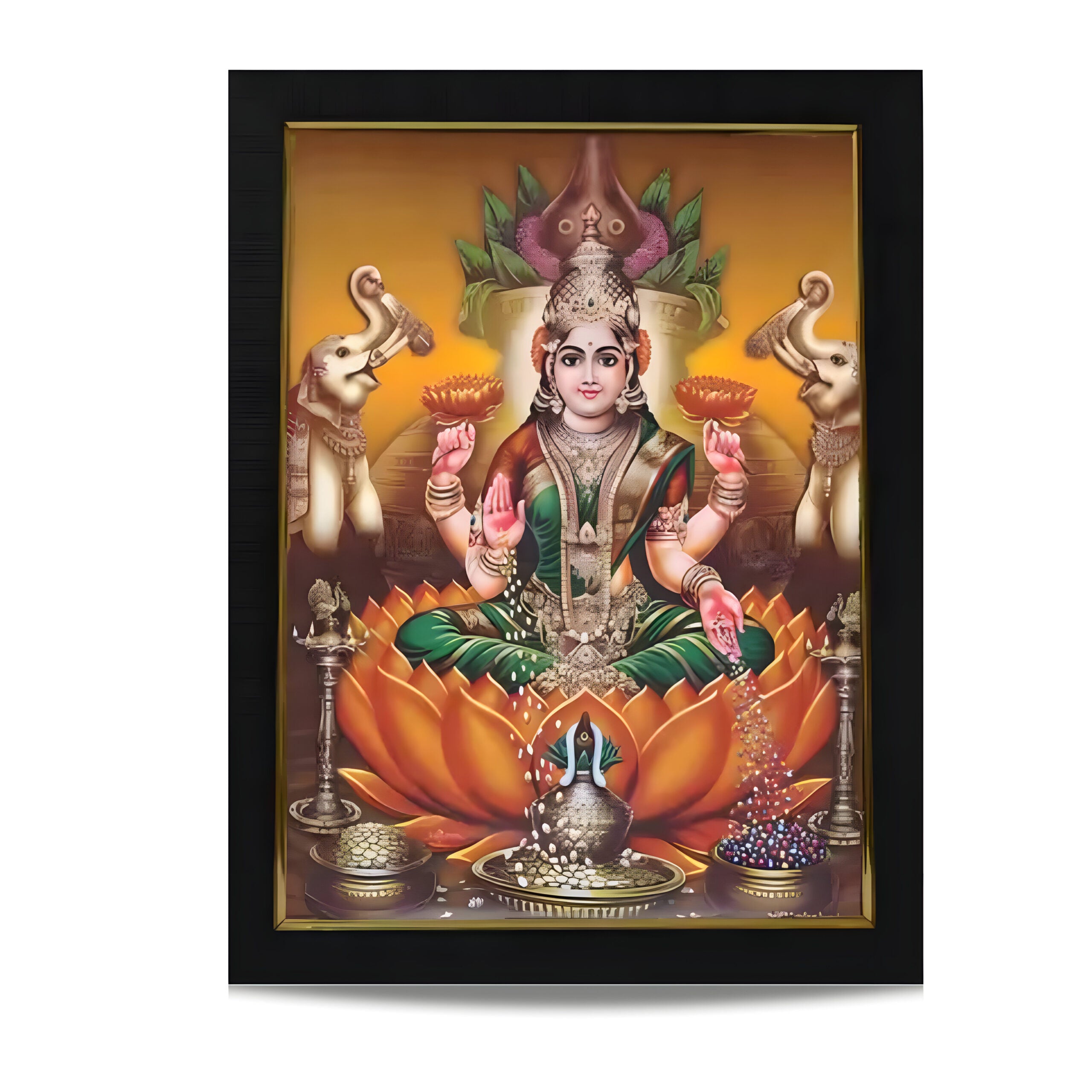 Goddess Vara Mahalakshmi Religious Frame