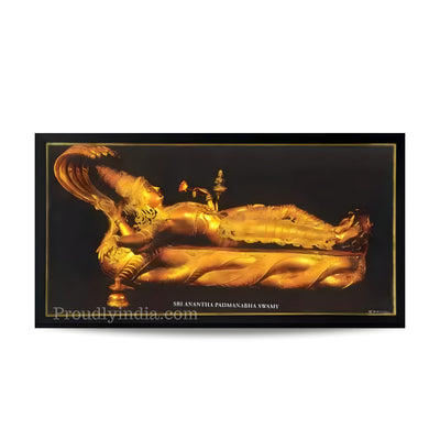 Ananthapadmanabha Swamy God Photo Religious Frame