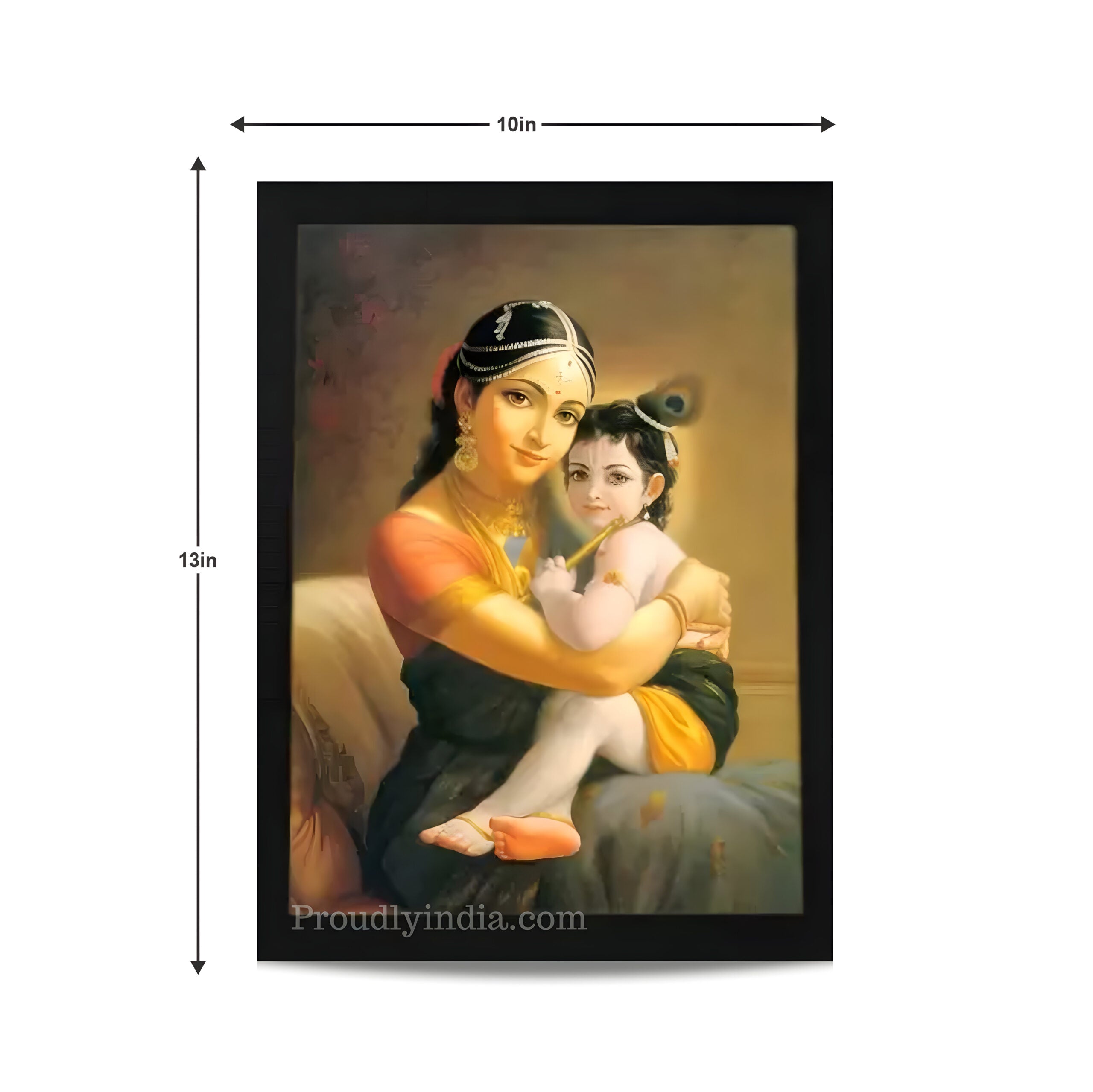 Lord Krishna and yashoda Religious Frame