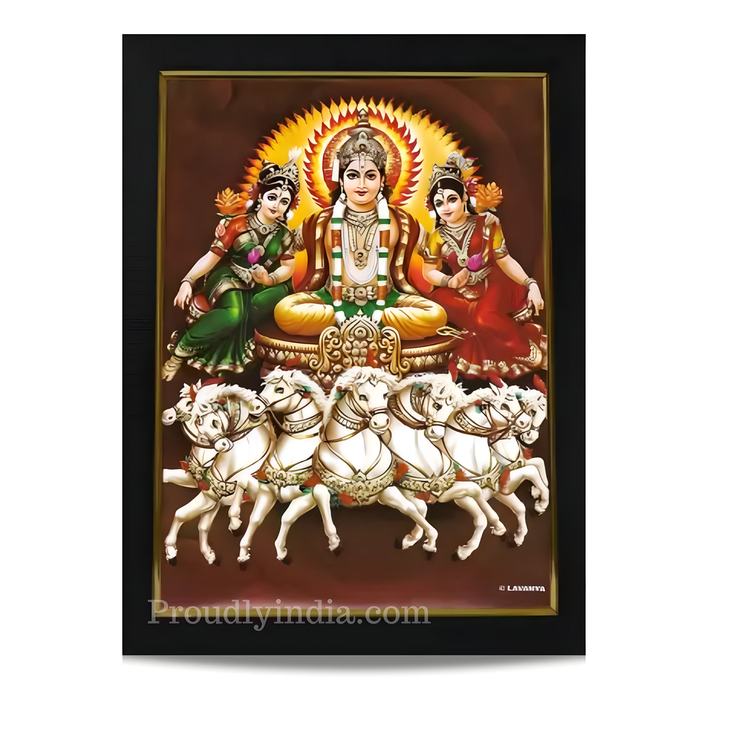 Lord Surya bhagavan Religious Frame