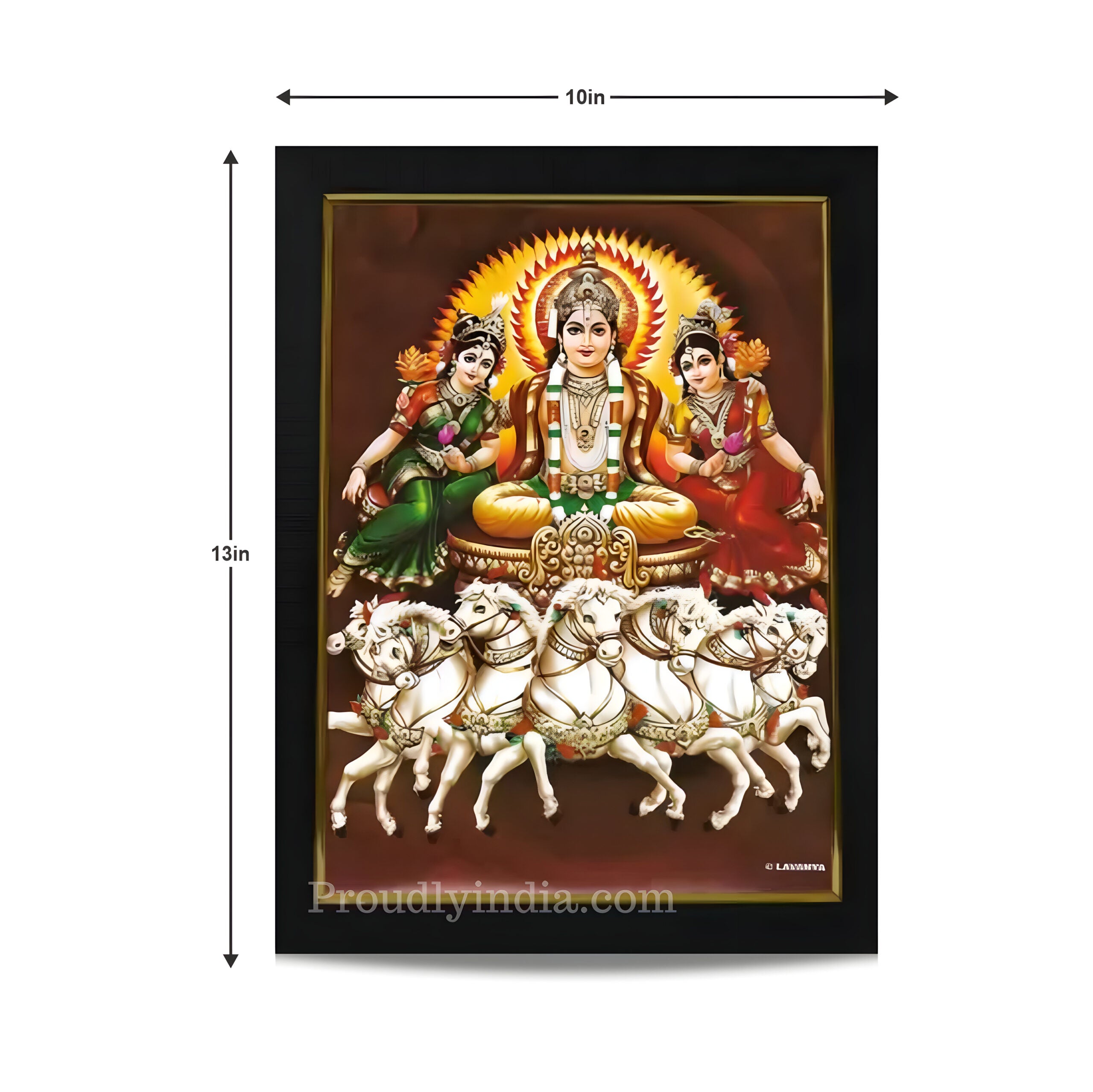 Lord Surya bhagavan Religious Frame