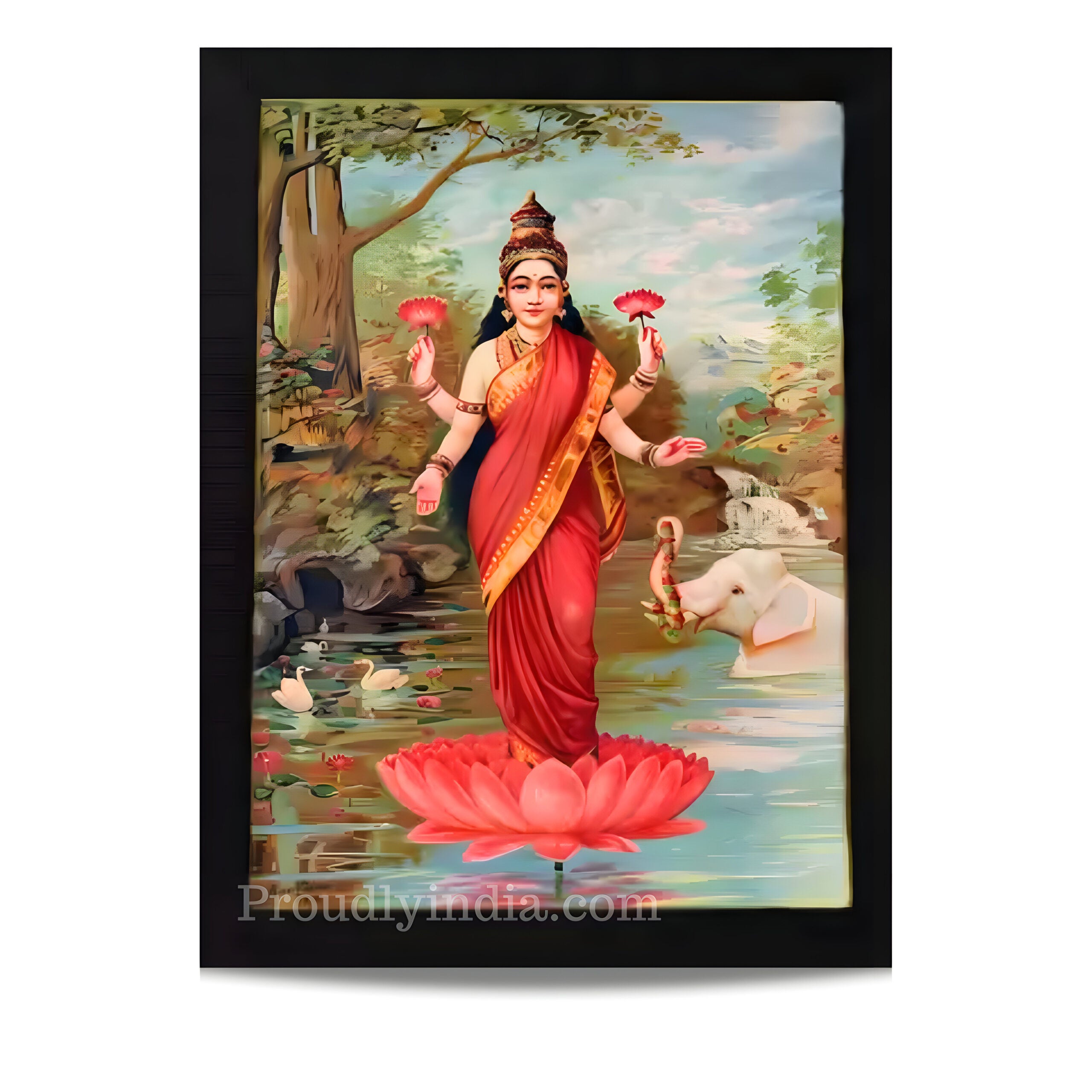 Goddess Lakshmi Devi Photo Frame