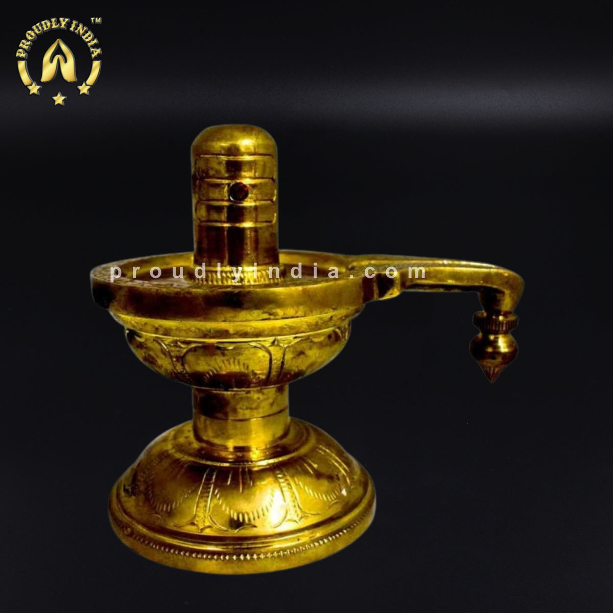 Shiva Linga Religious Brass Statue