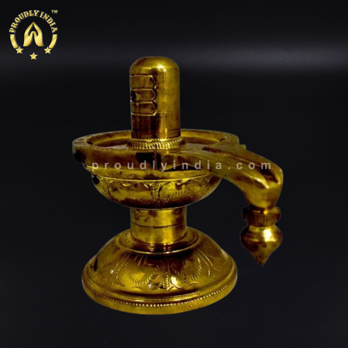Shiva Linga Religious Brass Statue