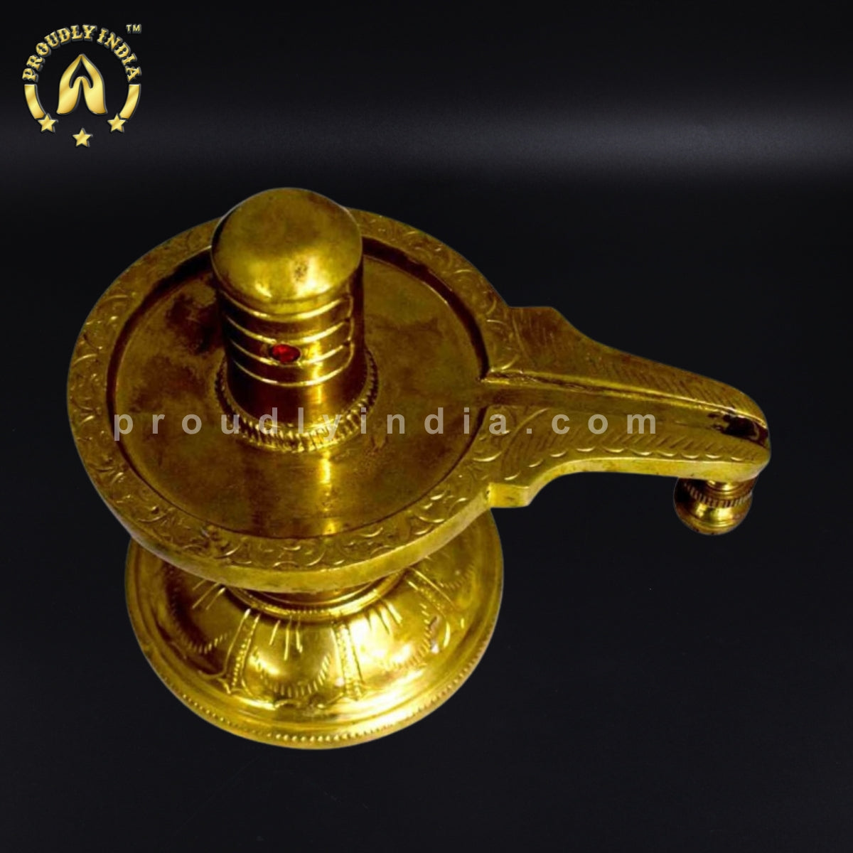 Shiva Linga Religious Brass Statue