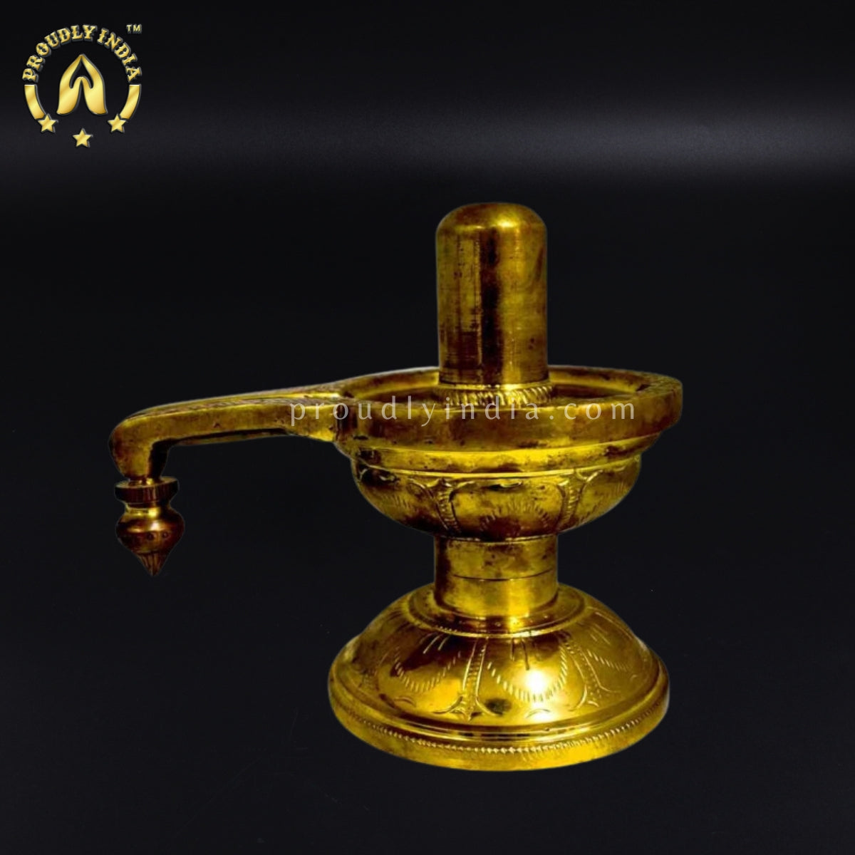 Shiva Linga Religious Brass Statue