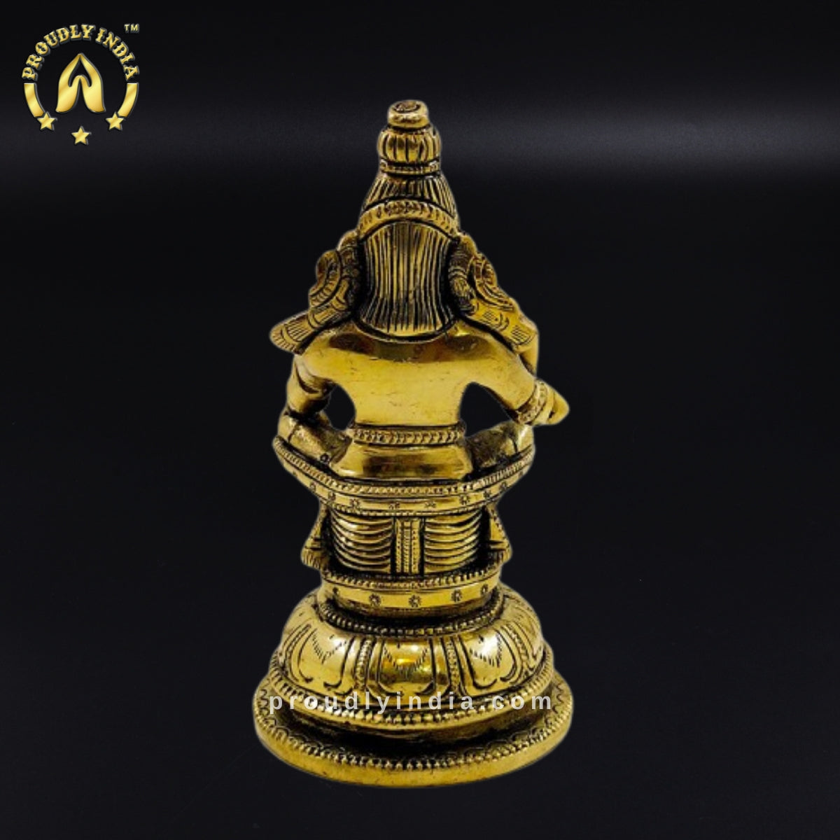 5.7" Brass Sabharimala Ayyappan Idol