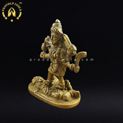 2.7" Brass Kali Mata Statue