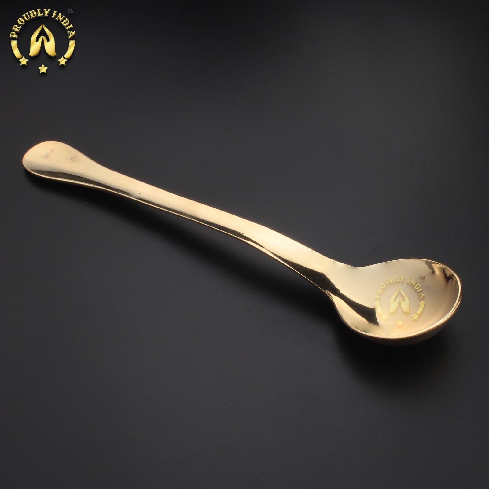 Georg Jensen Inspired 3 Pure Brass Serving Spoons