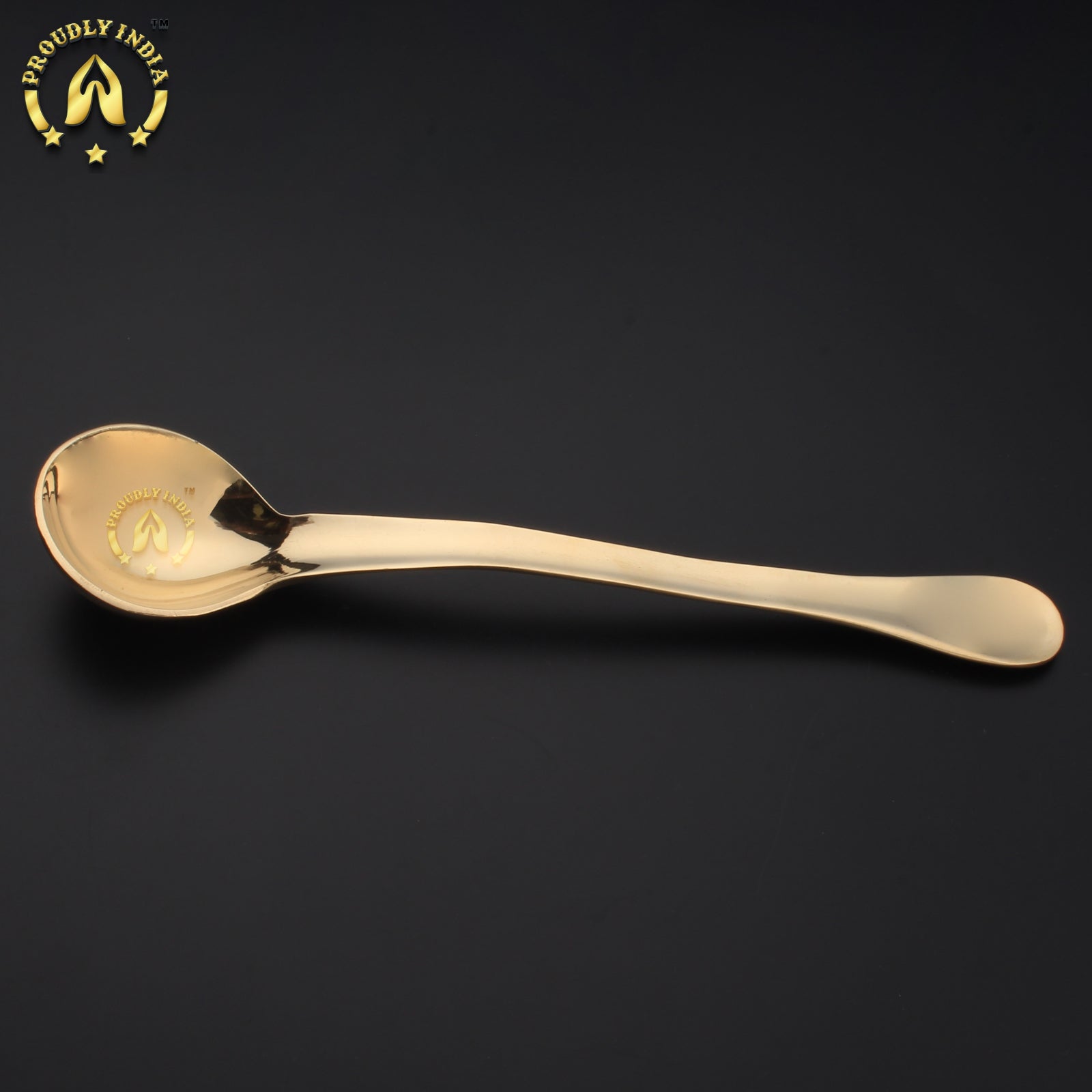 Georg Jensen Inspired 3 Pure Brass Serving Spoons