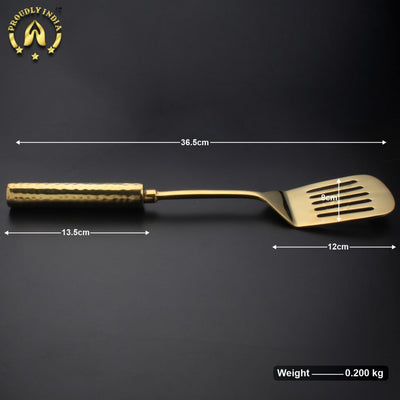Brass Spatula with Brass Handle