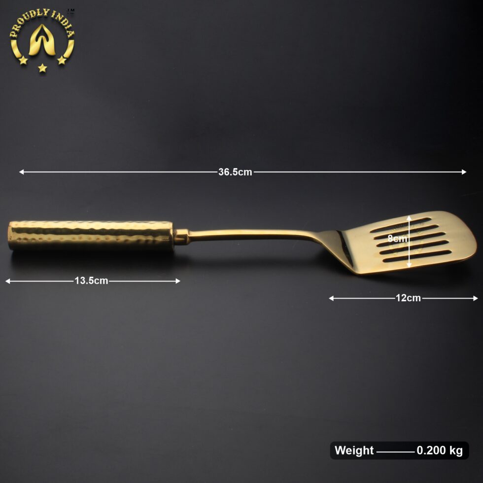 Brass Spatula with Brass Handle