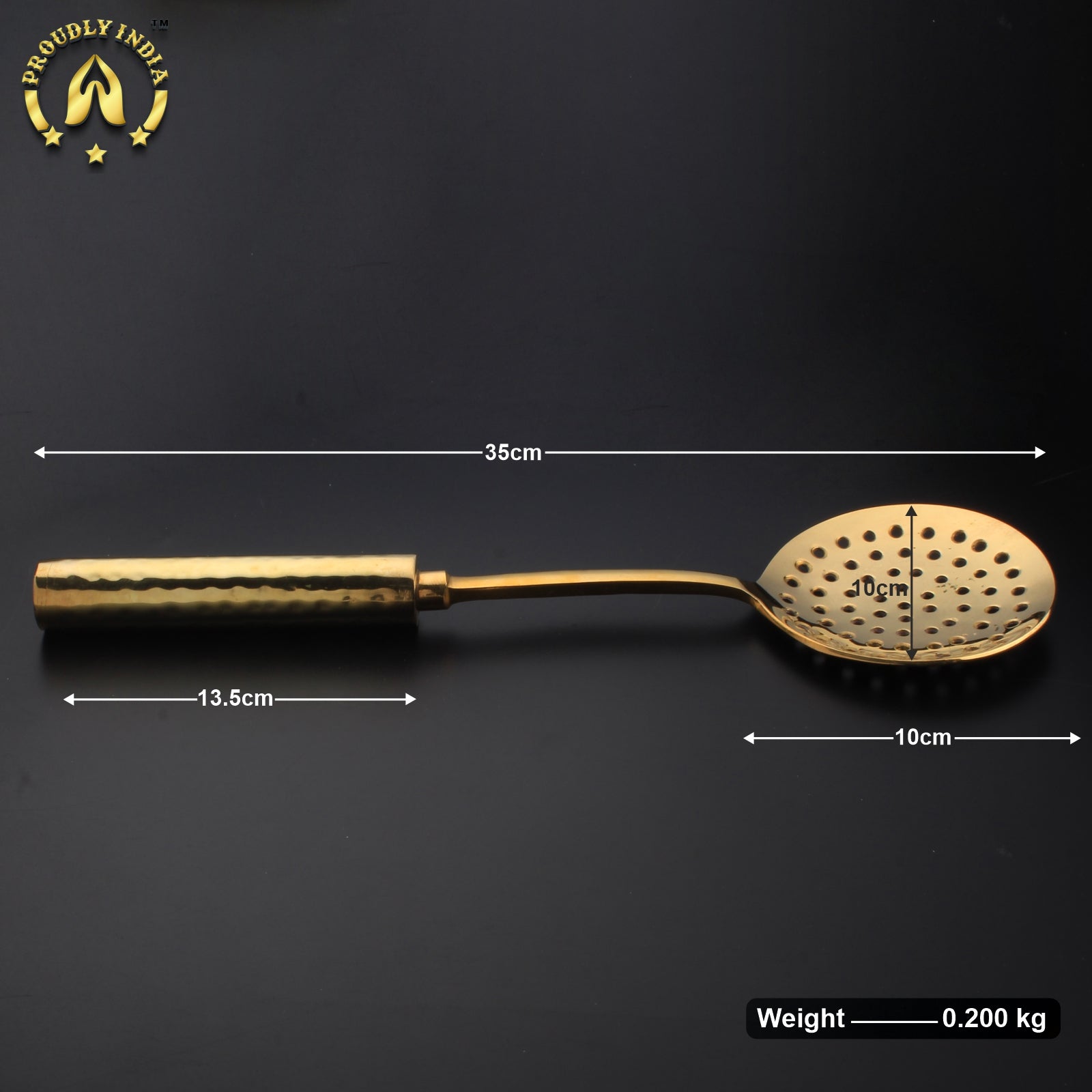 Brass Skimmer With Brass Handle