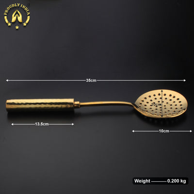 Brass Skimmer With Brass Handle