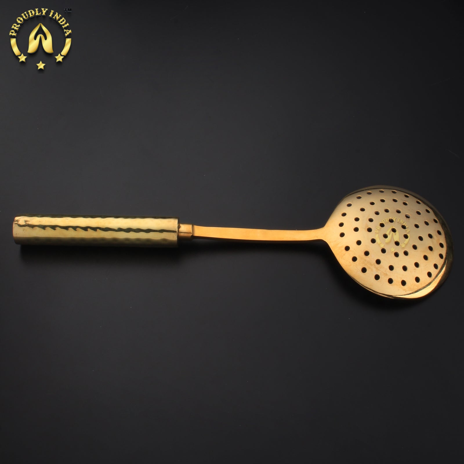 Brass Skimmer With Brass Handle