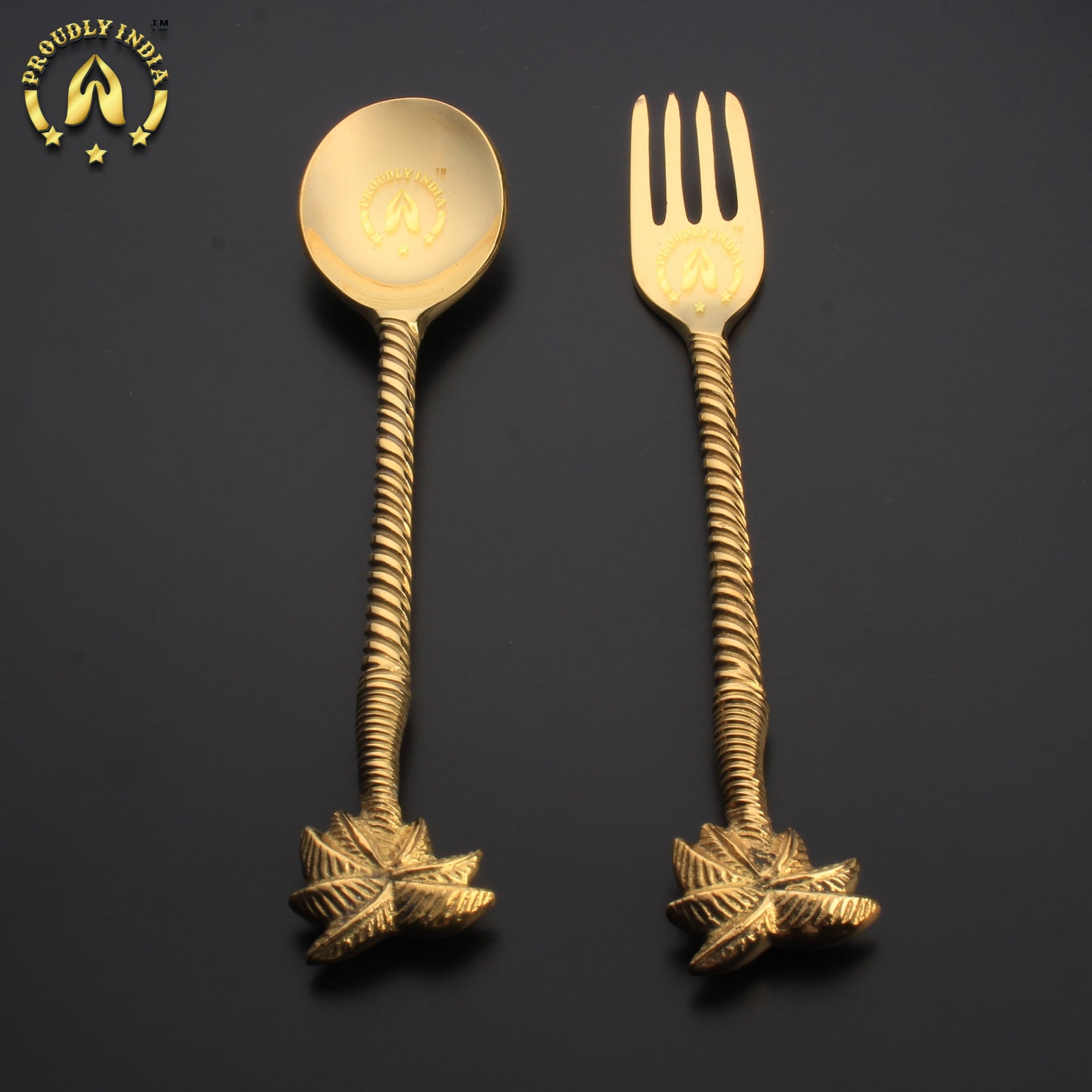 Heavy Designer Spoon and Fork