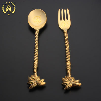 Heavy Designer Spoon and Fork