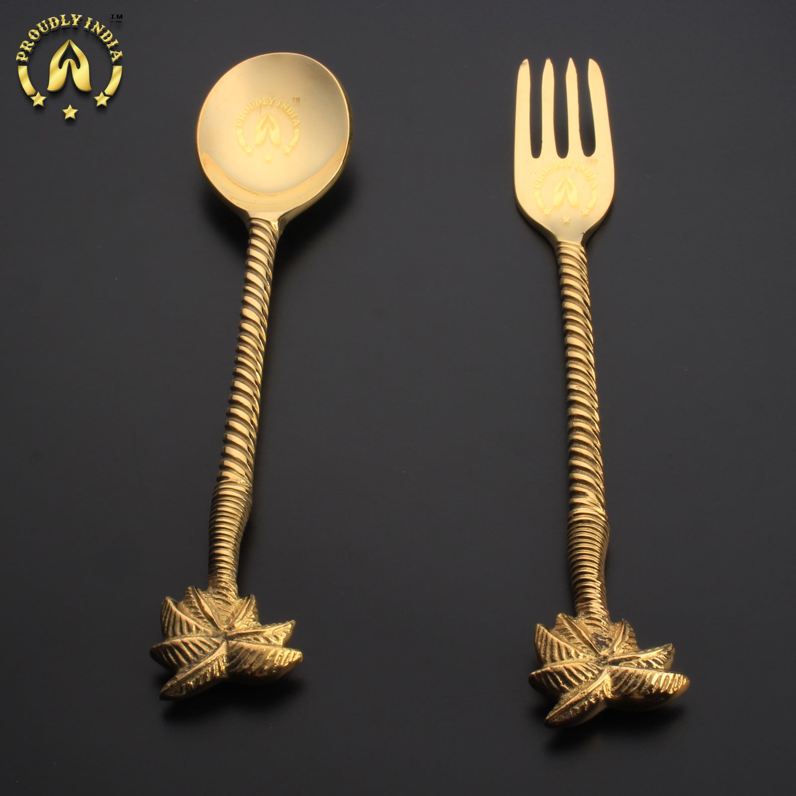 Heavy Designer Spoon and Fork