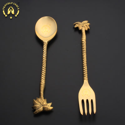 Heavy Designer Spoon and Fork