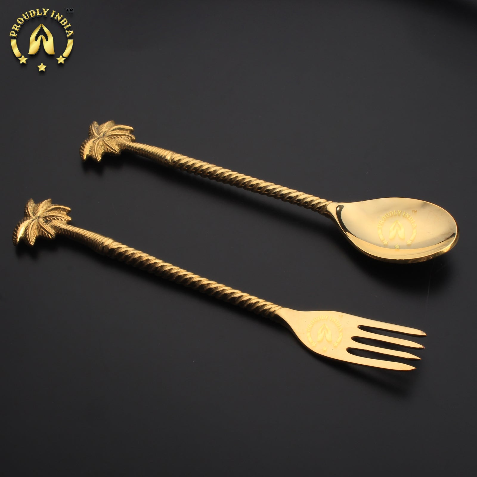 Heavy Designer Spoon and Fork