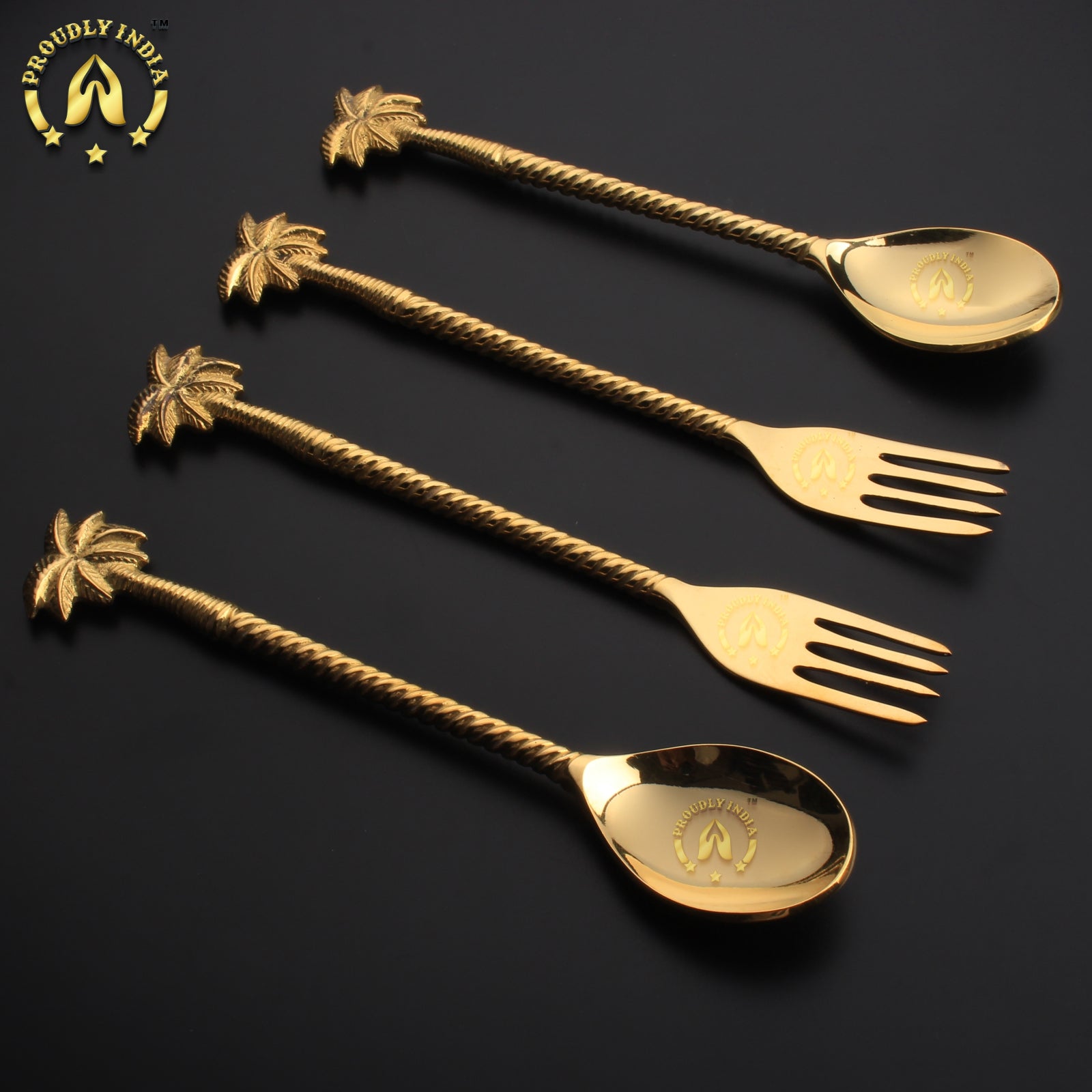 Heavy Designer Spoon and Fork