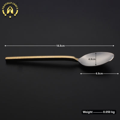 Solid Brass Steel 6 Spoons and 6 Fork