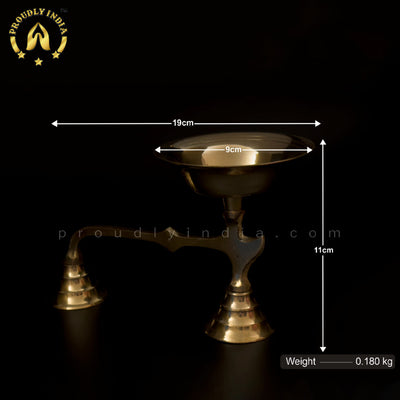 Brass Kapur Burner / Vilakku