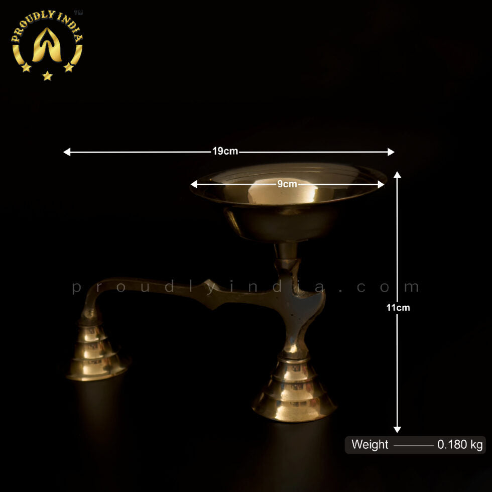 Brass Kapur Burner / Vilakku