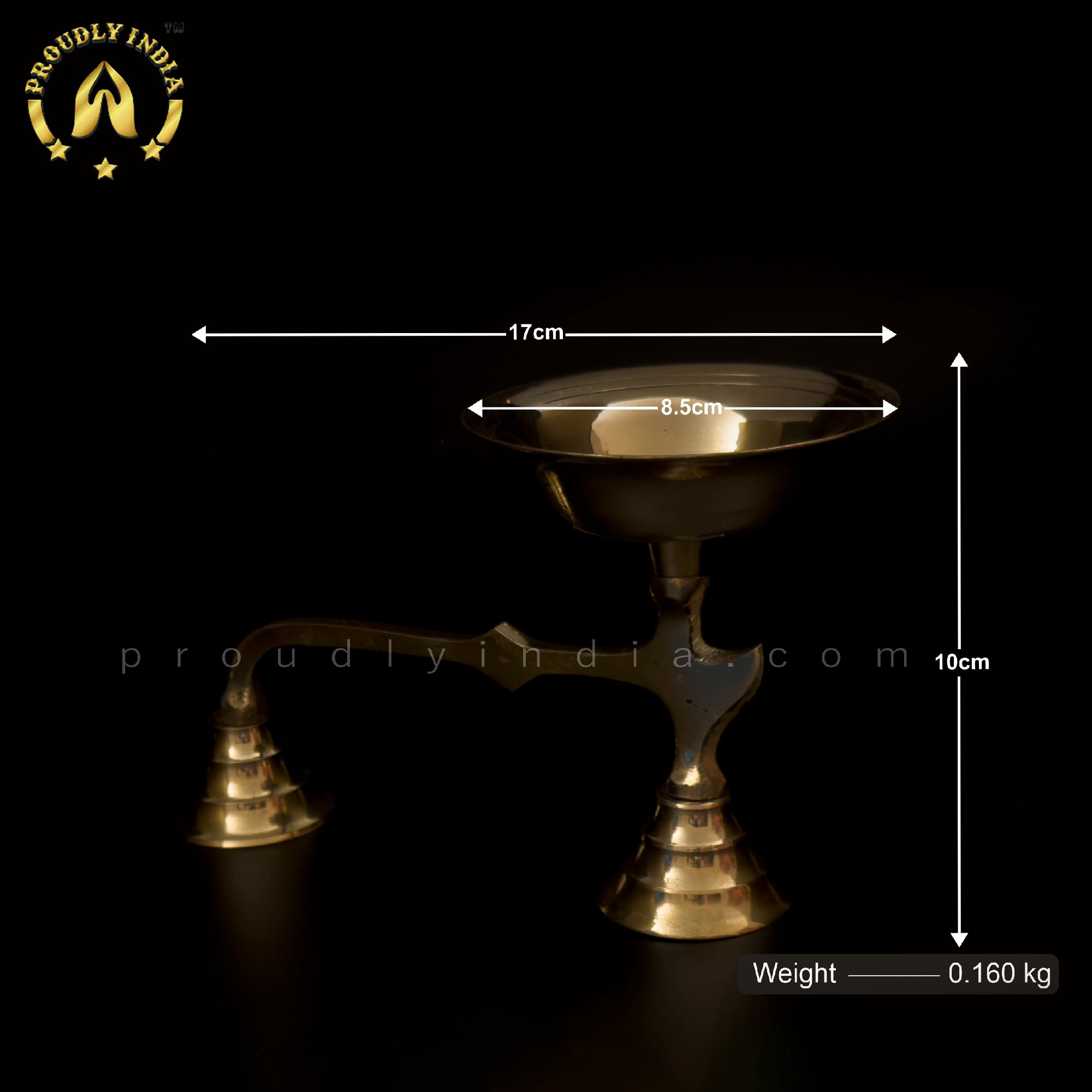 Brass Kapur Burner / Vilakku