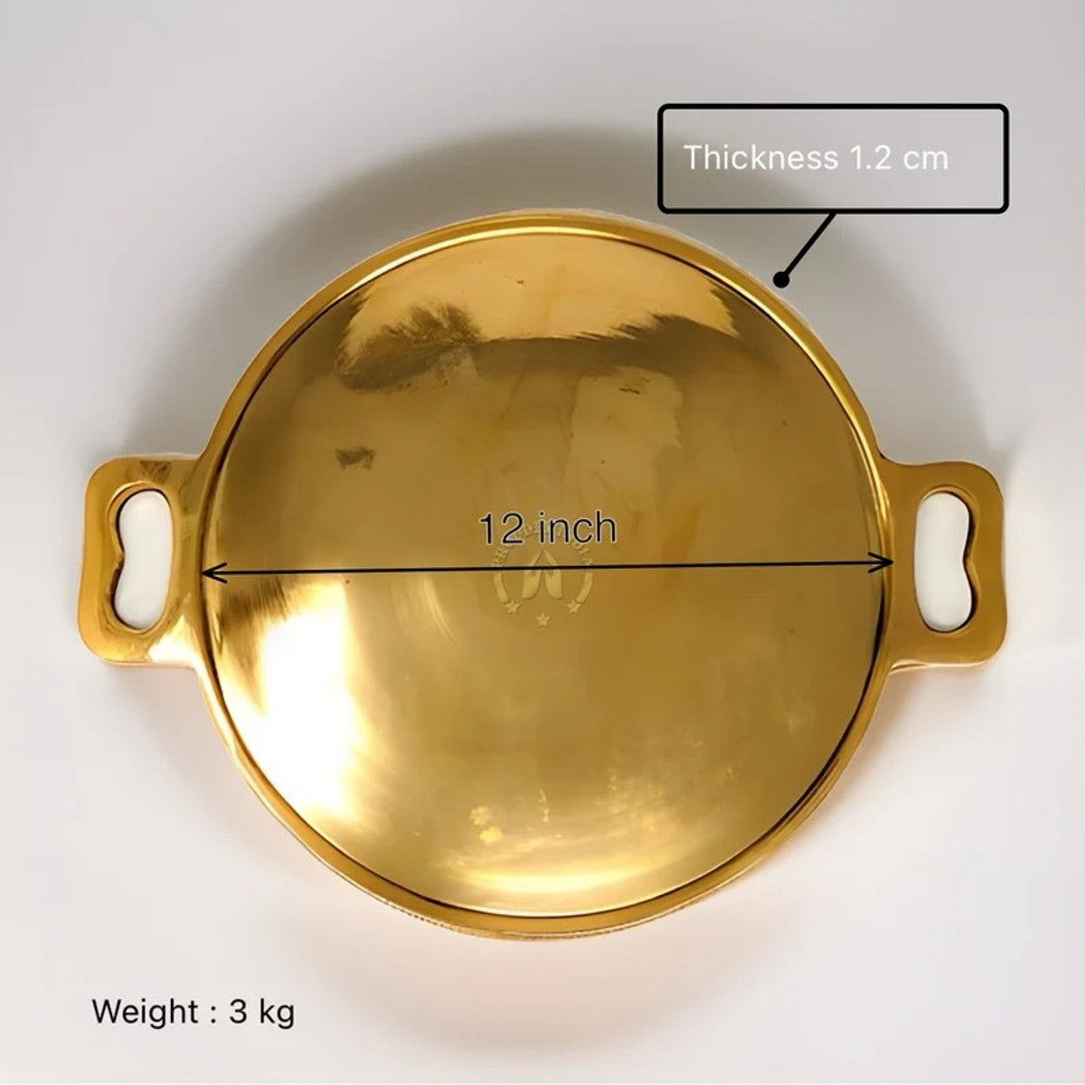 Double Handle Bronze Dosa Tawa