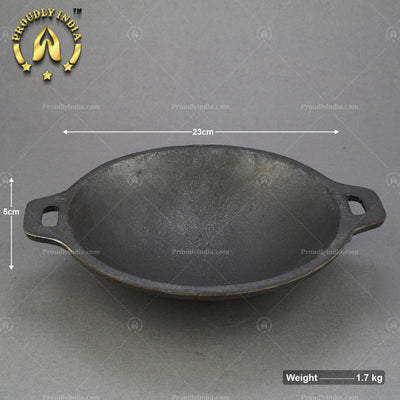 Pre-Seasoned Cast Iron Appam Pan