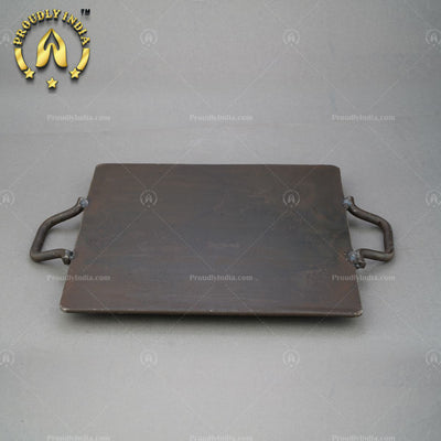 Iron Double Handle Square Dosa Tawa